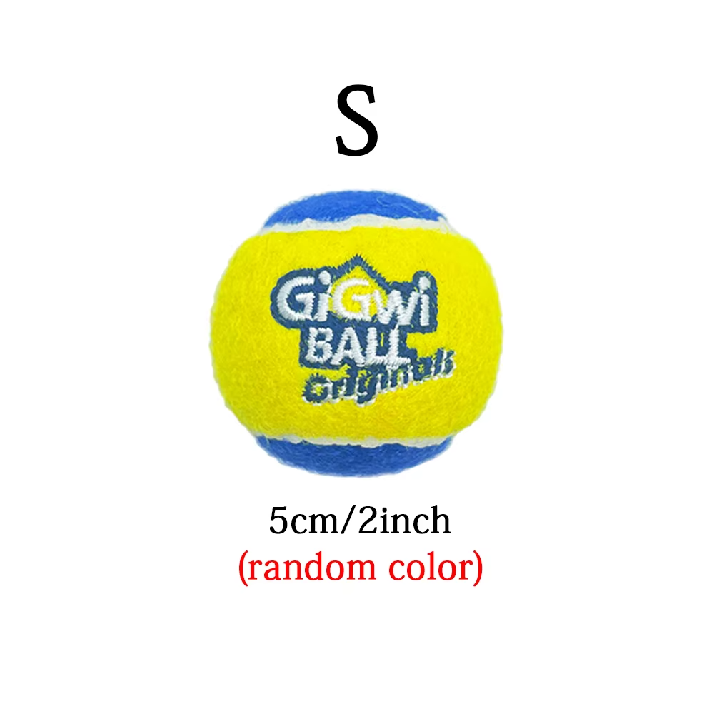 Squeaky High-Bounce Tennis Ball Dog Toy