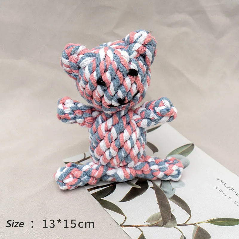 Bite-Resistant Rope Ball Dog Toy
