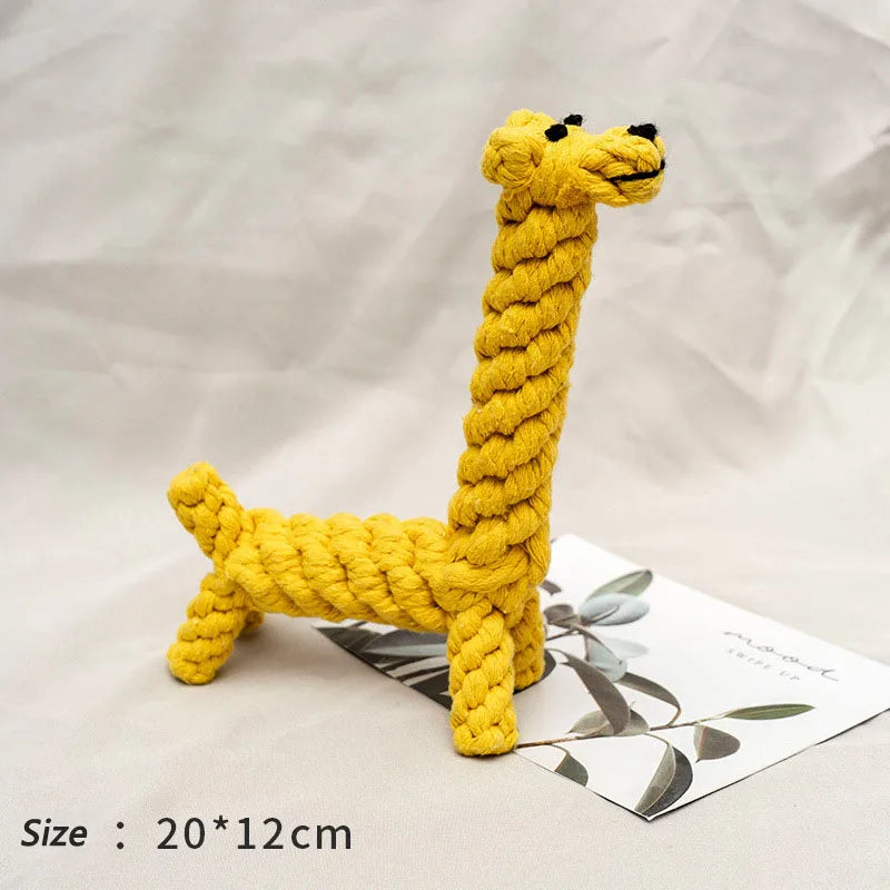 Bite-Resistant Rope Ball Dog Toy