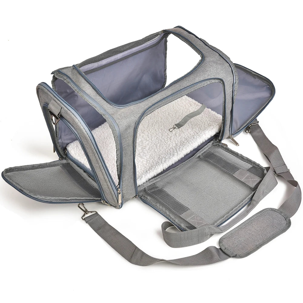 Soft-Sided Dog & Cat Travel Carrier Bag