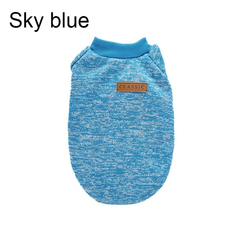 Cozy Fleece Dog Sweatshirt for Small Dogs