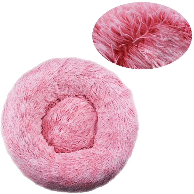 Super Soft Round Plush Pet Bed ⭐