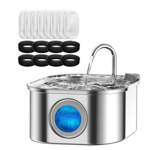 3.2L Stainless Steel Cat Water Fountain