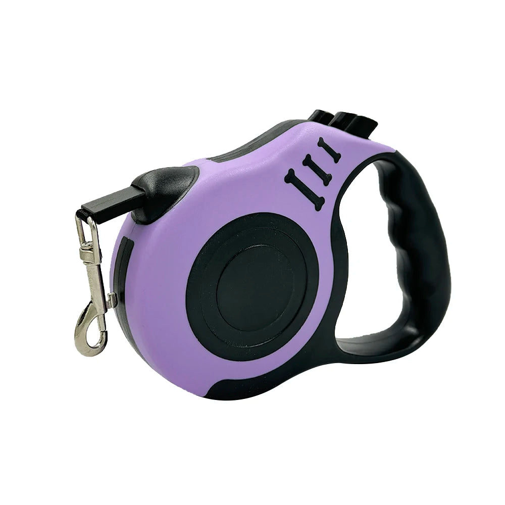 Retractable Dog & Cat Leash with One-Hand Brake