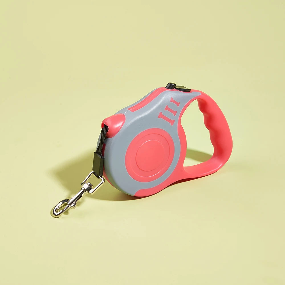 Retractable Dog & Cat Leash with One-Hand Brake