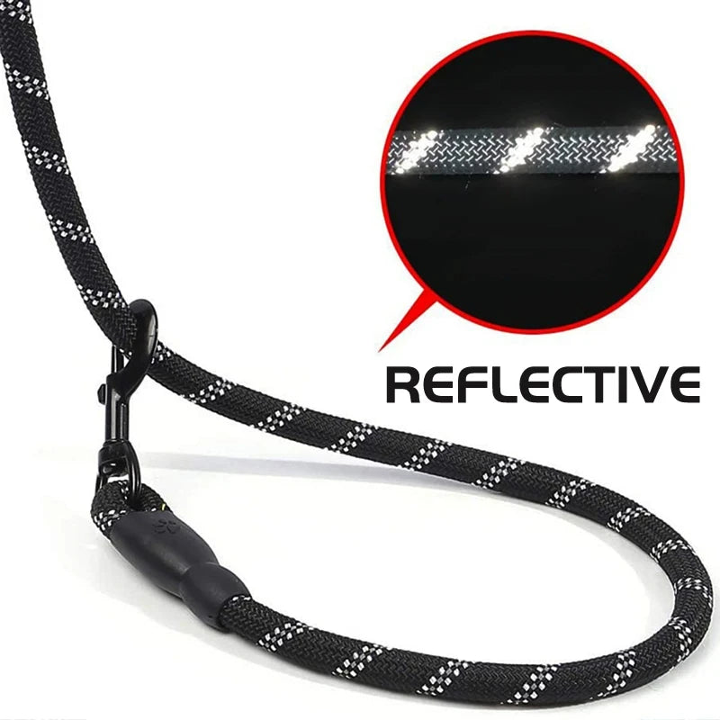 Heavy-Duty Reflective Dog Leash with Padded Handle ⭐