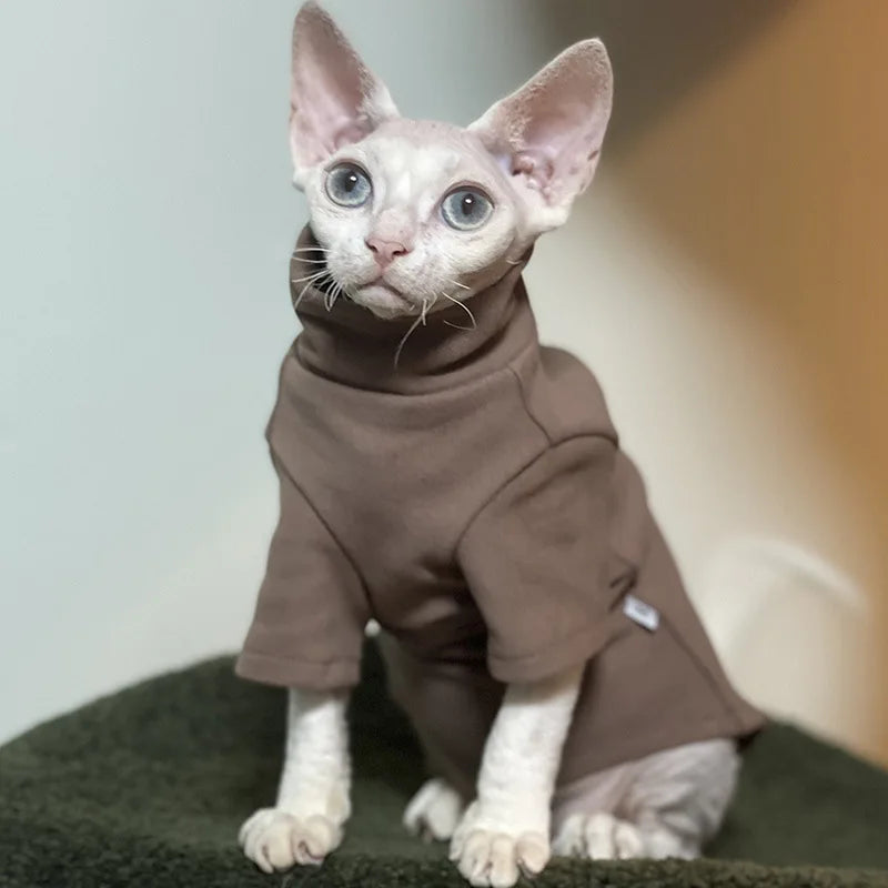 Soft Cotton Sphynx Cat Sweater