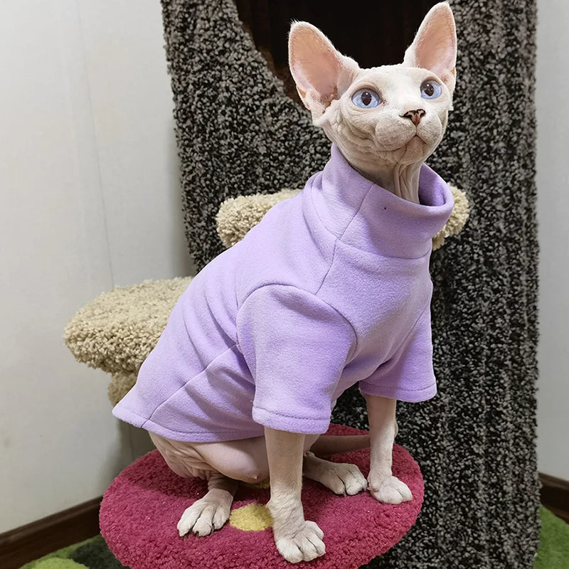 Soft Cotton Sphynx Cat Sweater