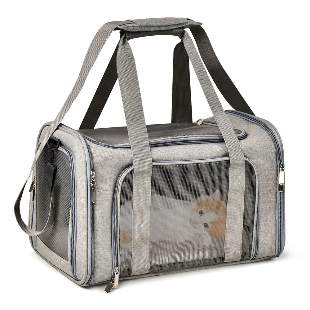 Soft-Sided Dog & Cat Travel Carrier Bag