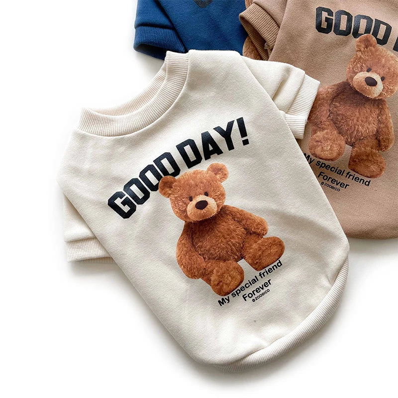 Cute Bear Winter Jacket for Dogs & Cats