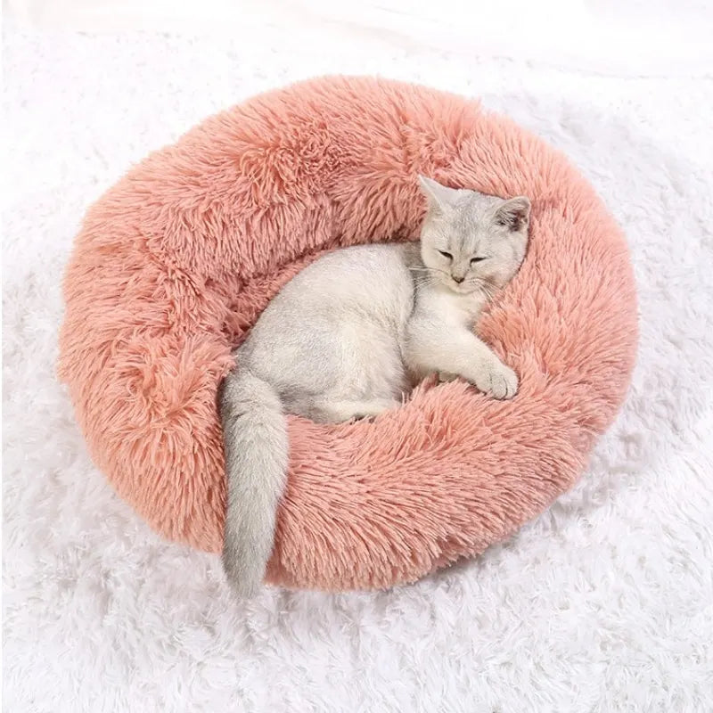 Super Soft Round Plush Pet Bed ⭐