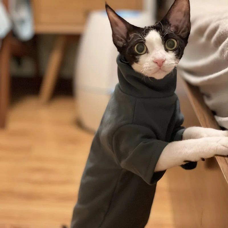 Soft Cotton Sphynx Cat Sweater