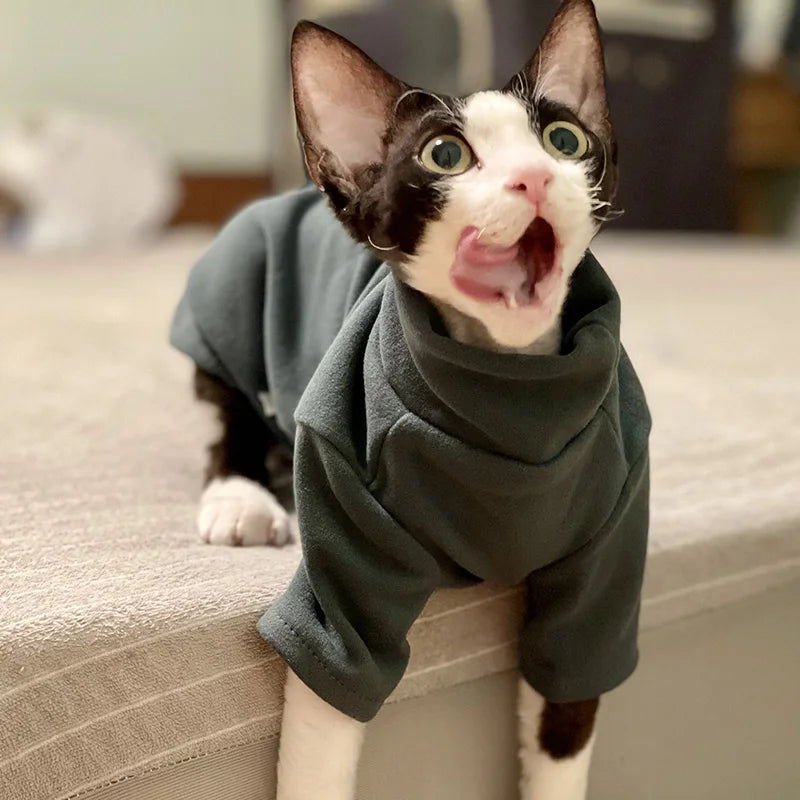 Soft Cotton Sphynx Cat Sweater