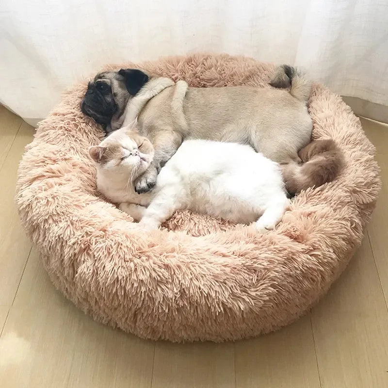 Super Soft Round Plush Pet Bed ⭐