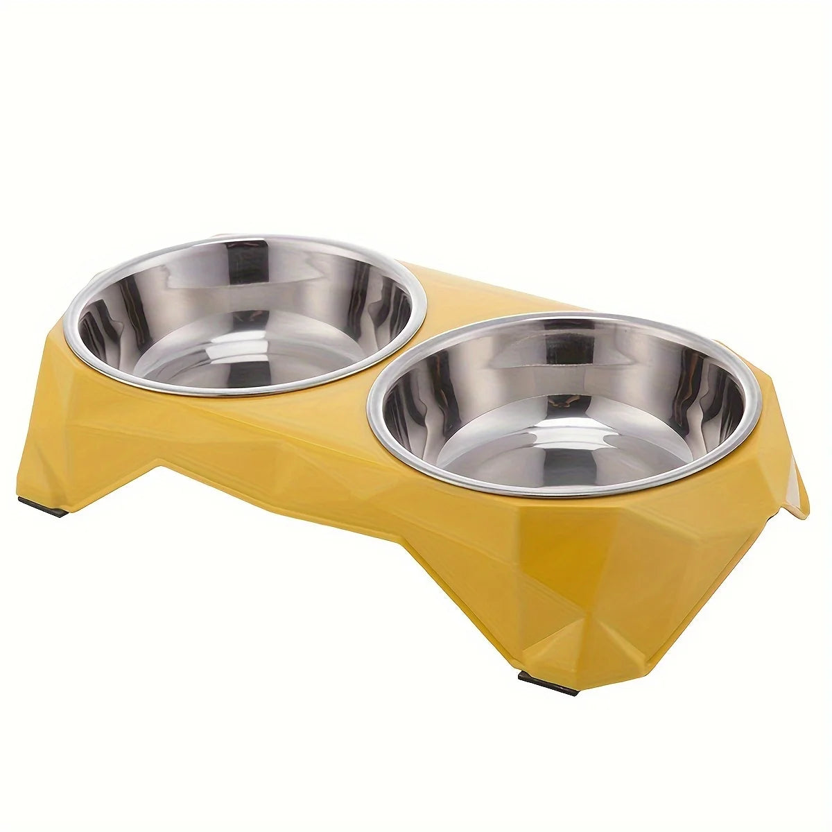Non-Slip Stainless Steel Double Pet Bowl