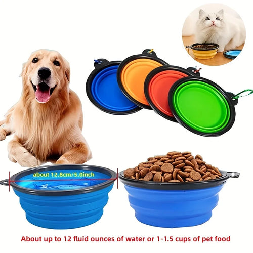 Collapsible Travel Pet Bowl ⭐