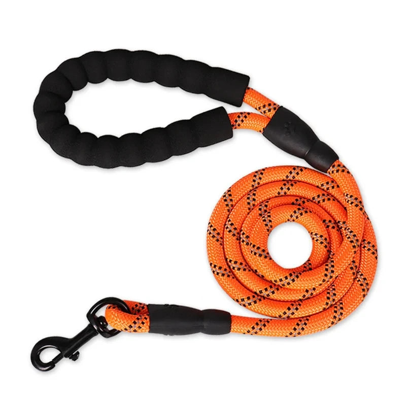 Heavy-Duty Reflective Dog Leash with Padded Handle ⭐