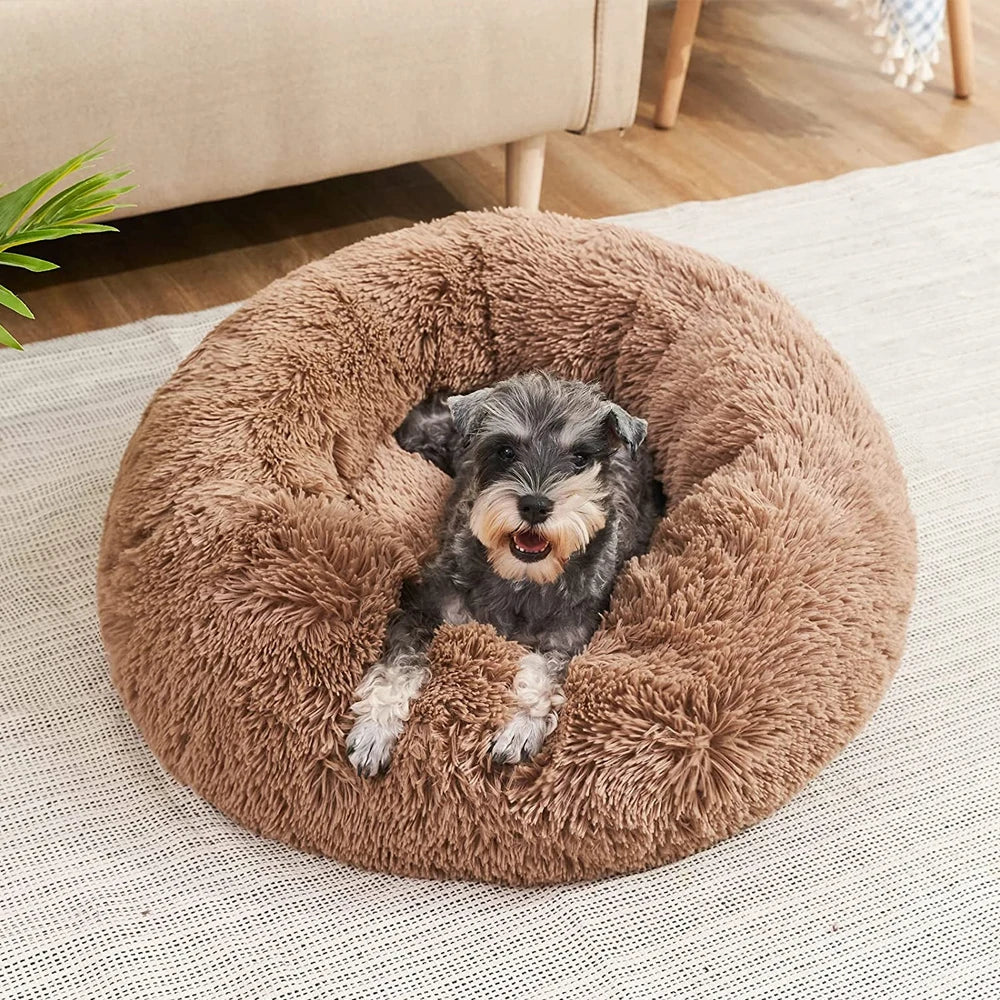 Super Soft Round Plush Pet Bed ⭐
