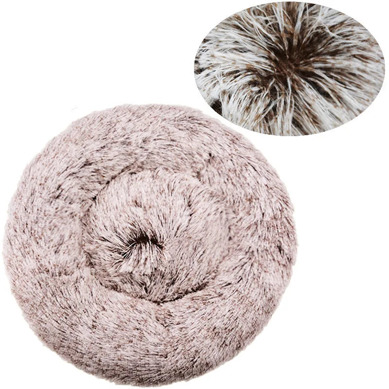 Super Soft Round Plush Pet Bed ⭐