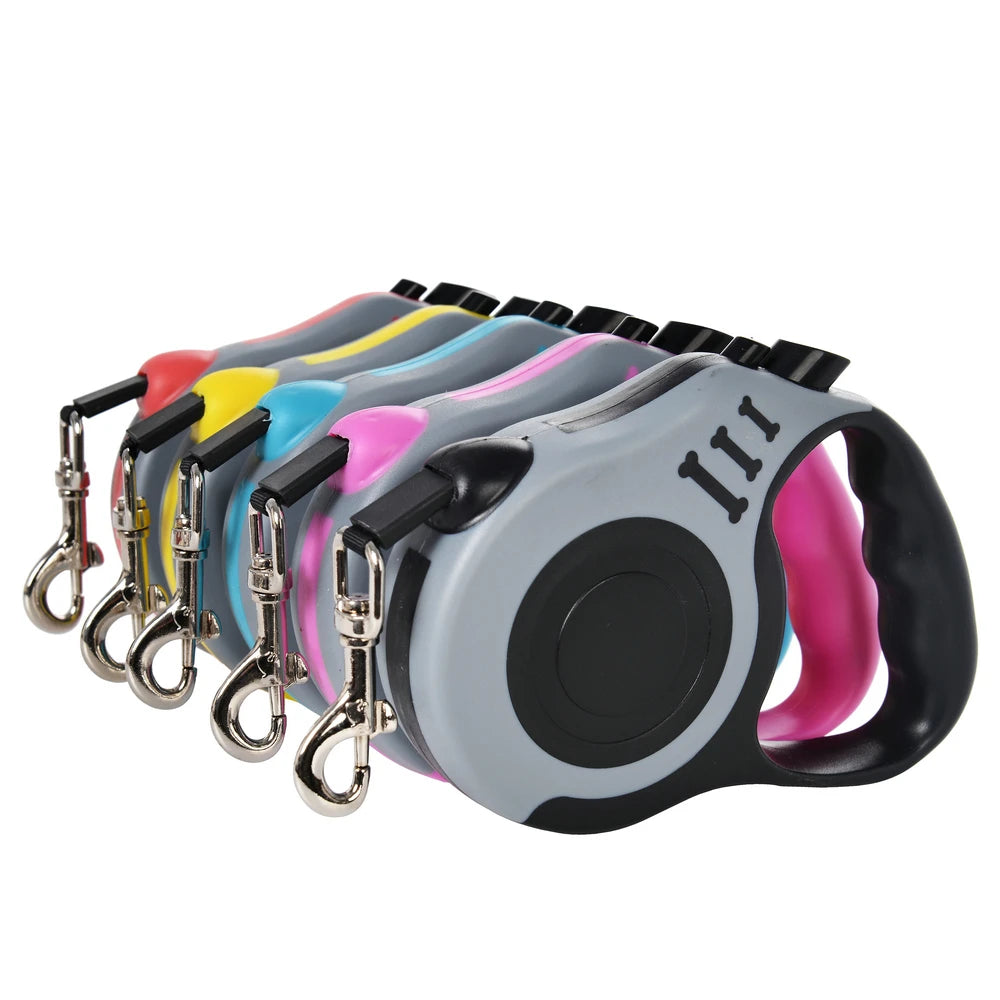 Retractable Dog & Cat Leash with One-Hand Brake