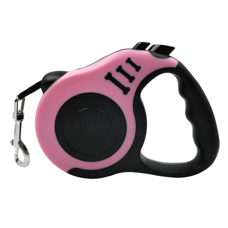 Retractable Dog & Cat Leash with One-Hand Brake
