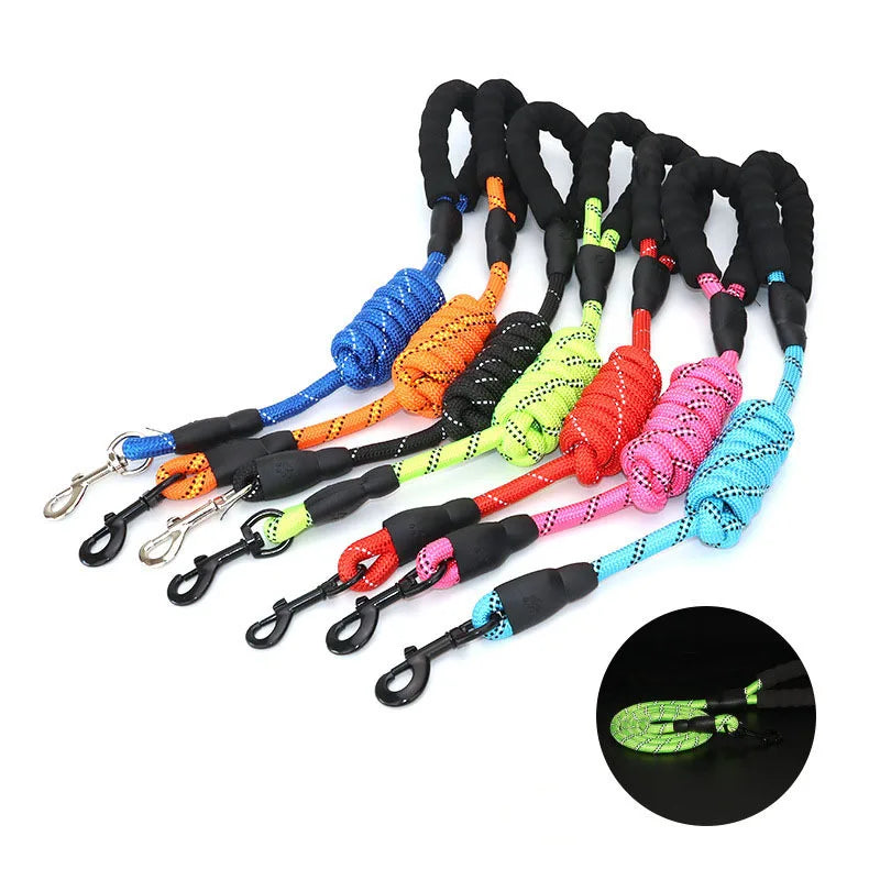 Heavy-Duty Reflective Dog Leash with Padded Handle ⭐