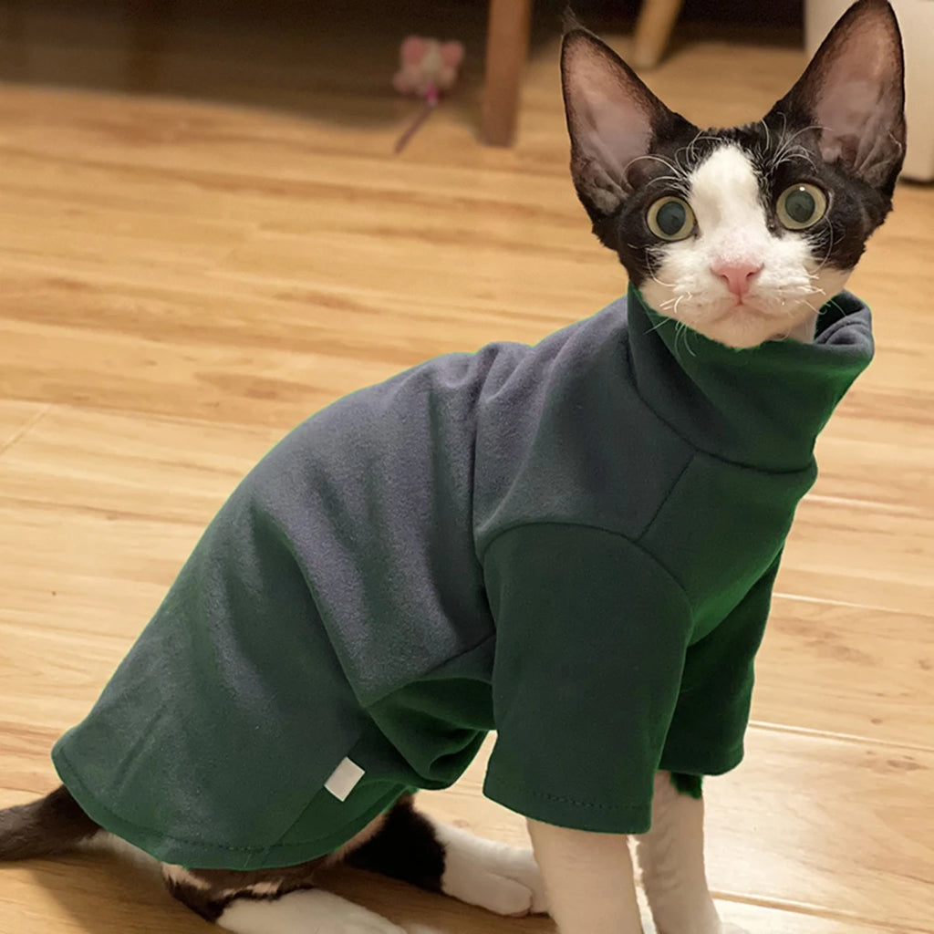Soft Cotton Sphynx Cat Sweater