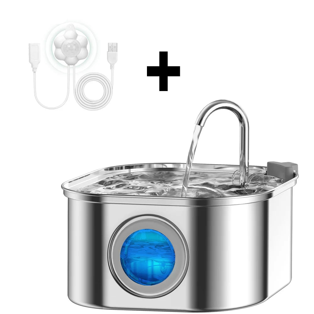 3.2L Stainless Steel Cat Water Fountain
