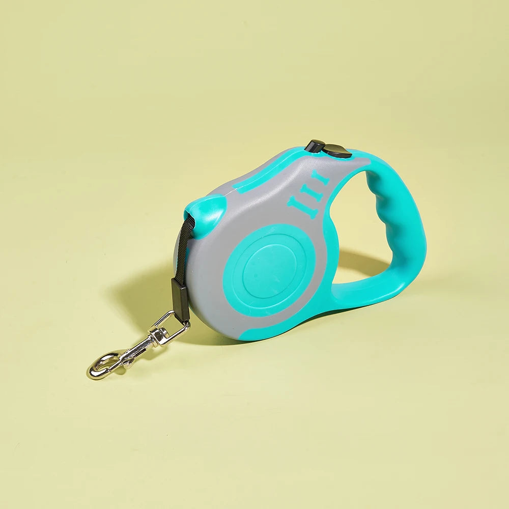 Retractable Dog & Cat Leash with One-Hand Brake