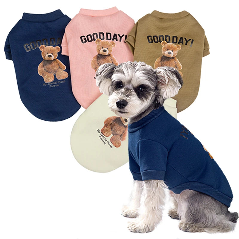 Cute Bear Winter Jacket for Dogs & Cats