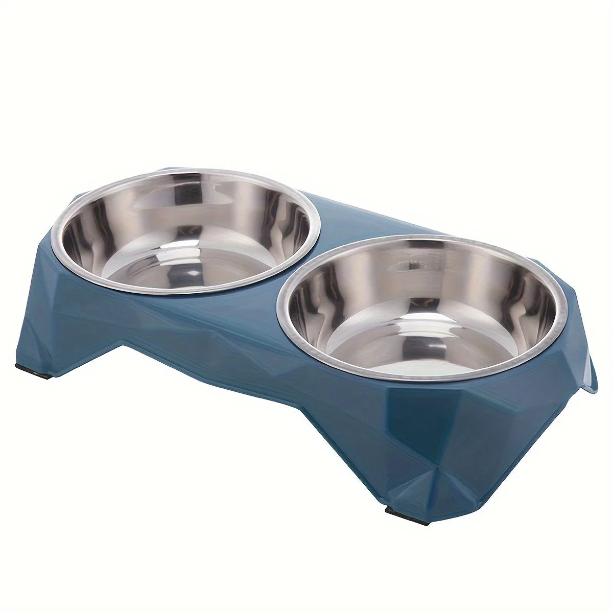 Non-Slip Stainless Steel Double Pet Bowl