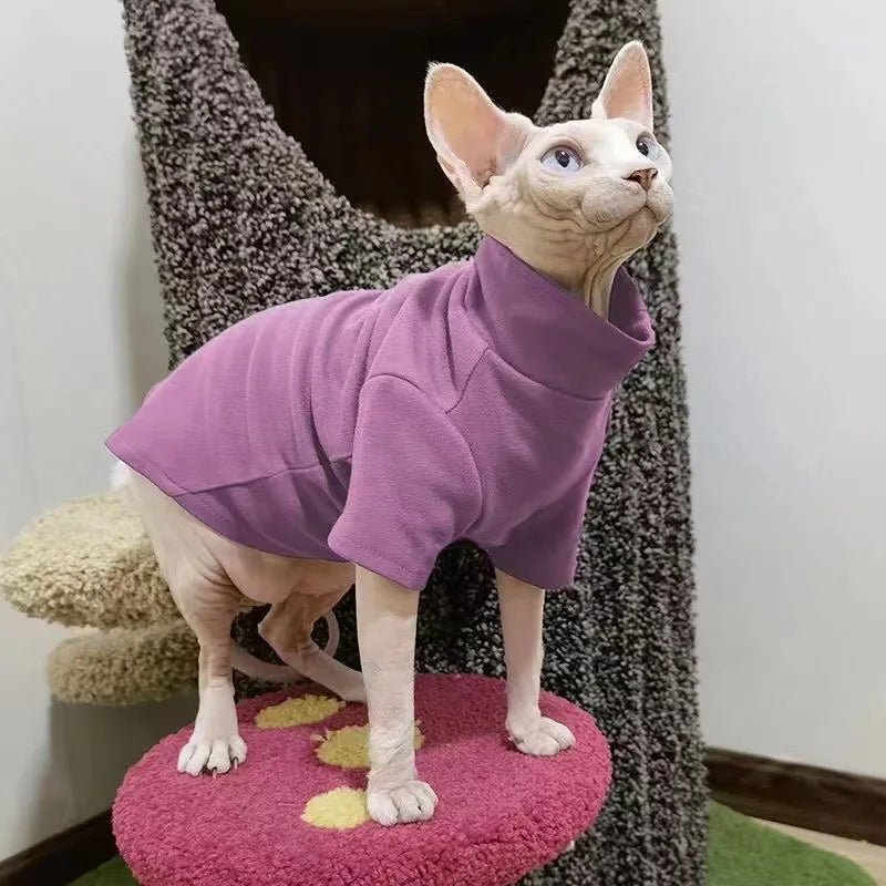 Soft Cotton Sphynx Cat Sweater
