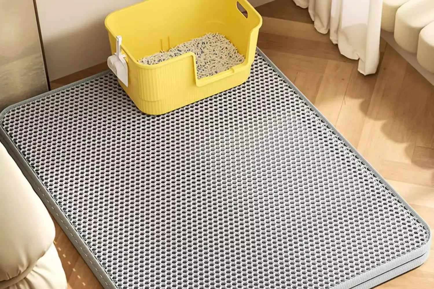 Extra Large Waterproof Cat Litter Mat ⭐