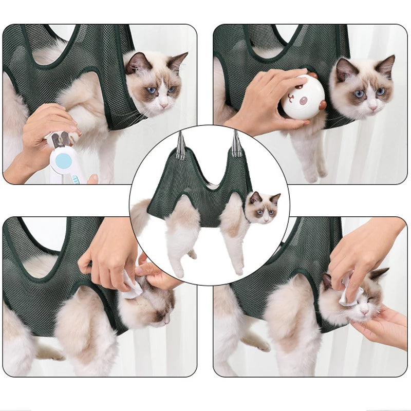 Pet Grooming Hammock for Nail Trimming & Bathing