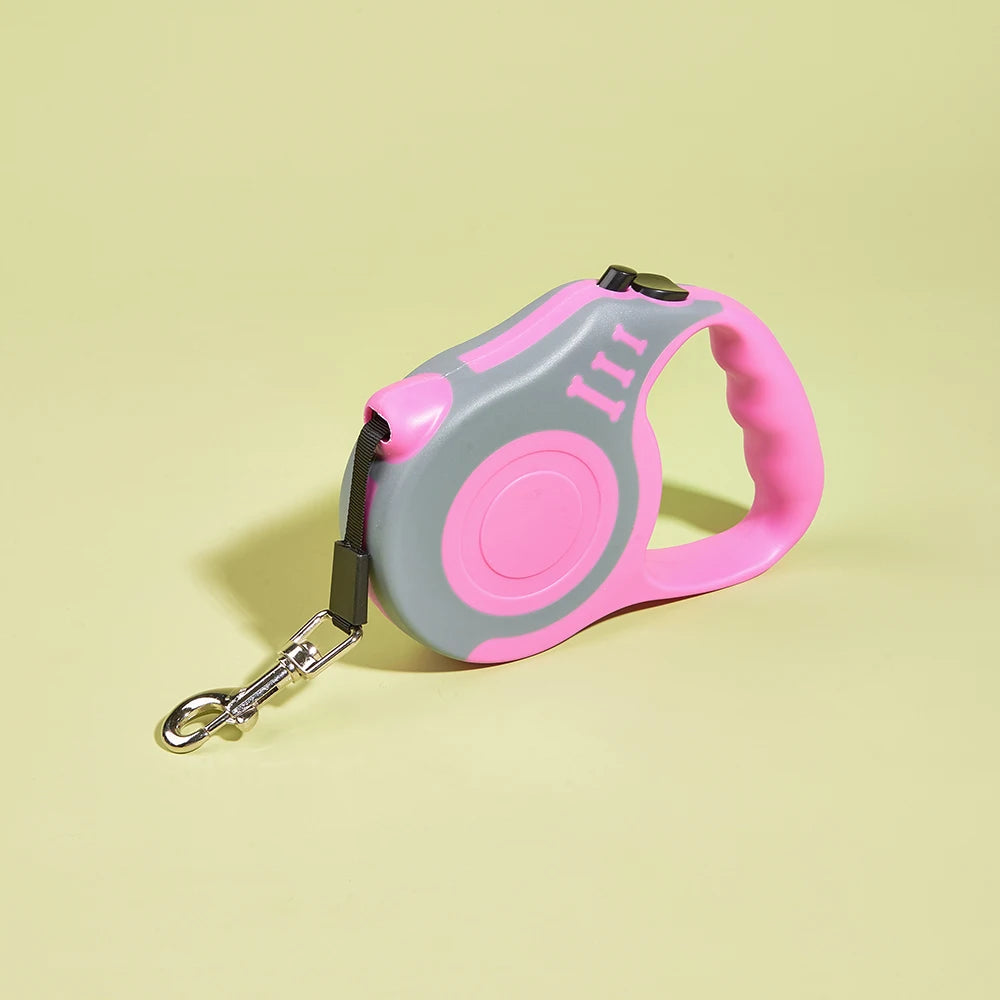 Retractable Dog & Cat Leash with One-Hand Brake