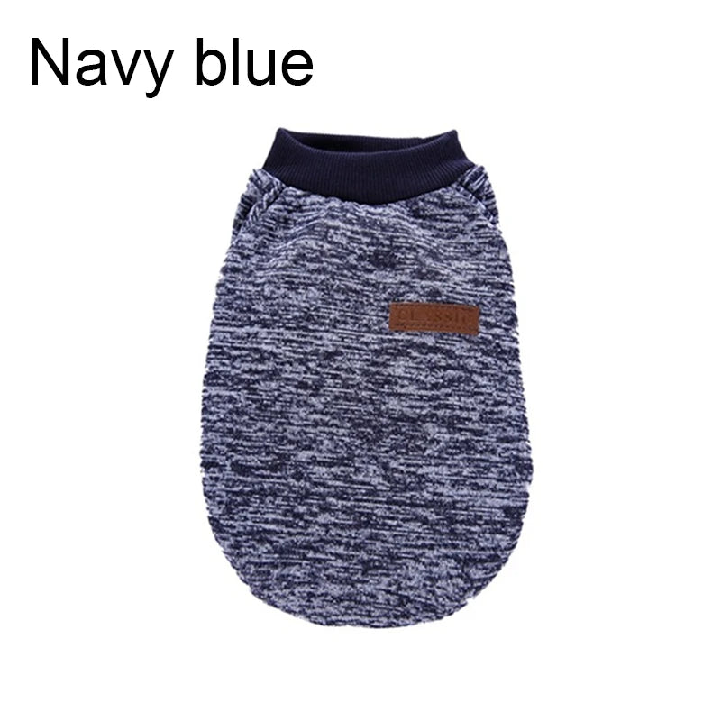 Cozy Fleece Dog Sweatshirt for Small Dogs