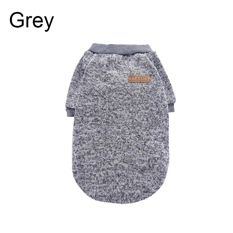 Cozy Fleece Dog Sweatshirt for Small Dogs