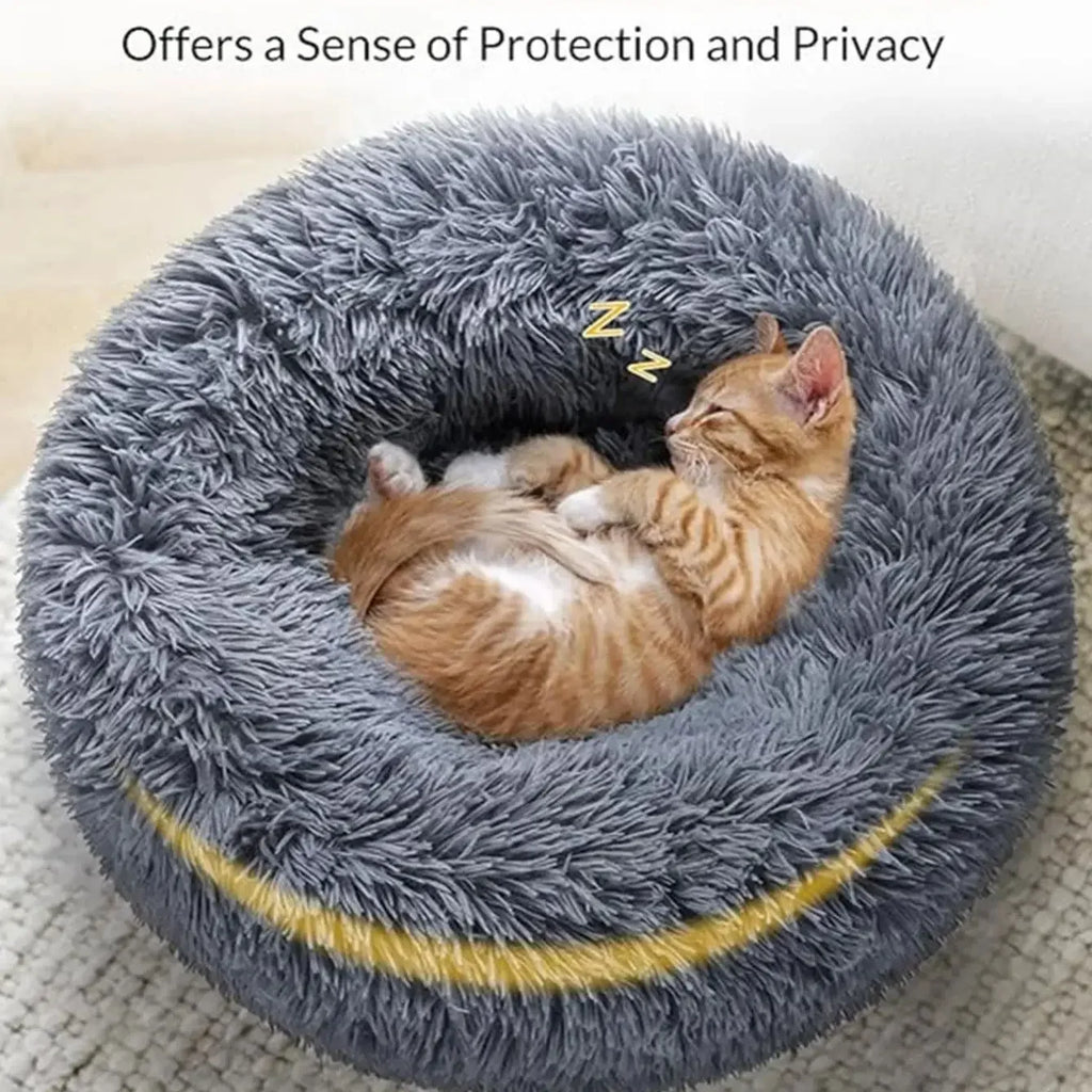 Super Soft Round Plush Pet Bed ⭐