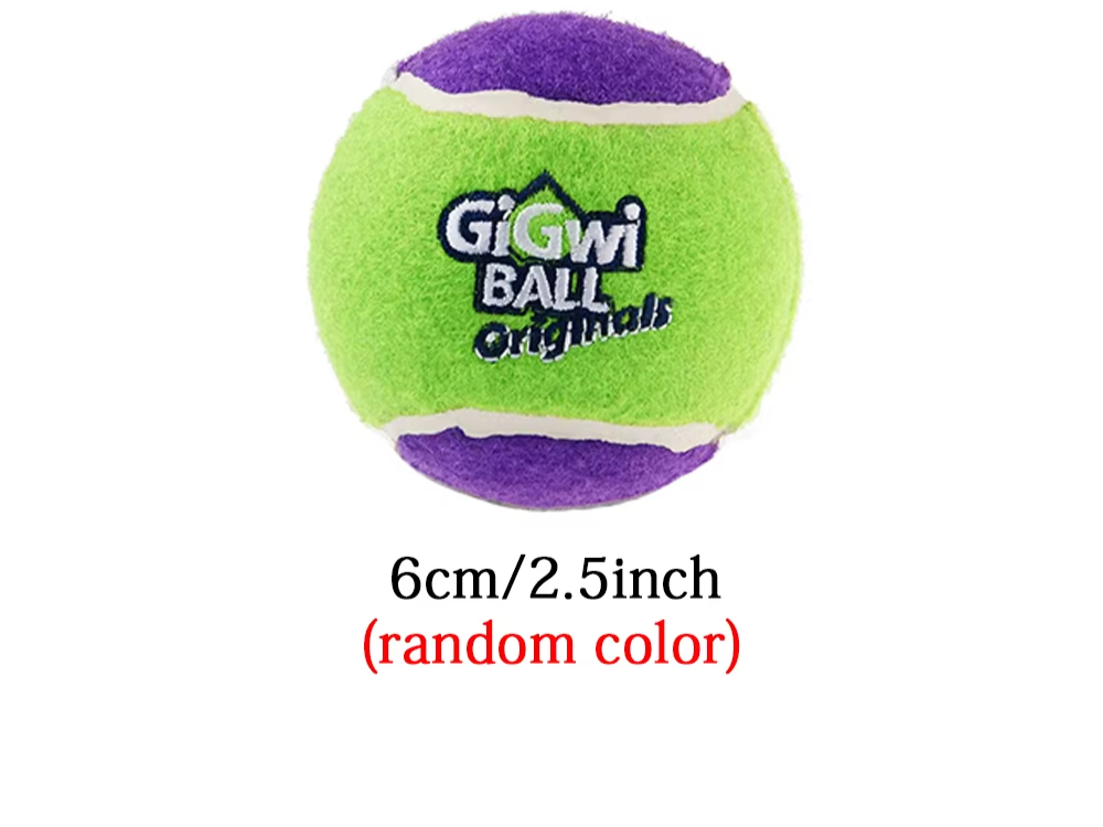 Squeaky High-Bounce Tennis Ball Dog Toy